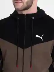 Оливковый спортивный костюм мужской с капюшоном