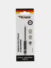 Сверло по керамике шестигранный хвостовик, 4 грани KRANZ