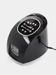 Черный массажер для ног электрический лимфодренажный компресс CM2730 черный