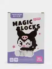 Аметистовый детский 3D конструктор, игрушка развивающая, Hello Kitty, Kuromi, Пикачу, фигурки из аниме