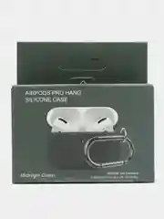 Тёмно-зелёный чехол-кейс для наушников AirPods Pro, силиконовый