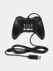 Синий джойстик XBOX 360 Wired Controller, геймпад проводной, с вибрацией