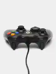 Синий джойстик XBOX 360 Wired Controller, геймпад проводной, с вибрацией