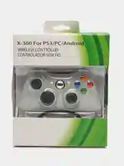 Белый джойстик XBOX 360 2.4G Wireless беспроводной с вибрацией, геймпад для PC, Android
