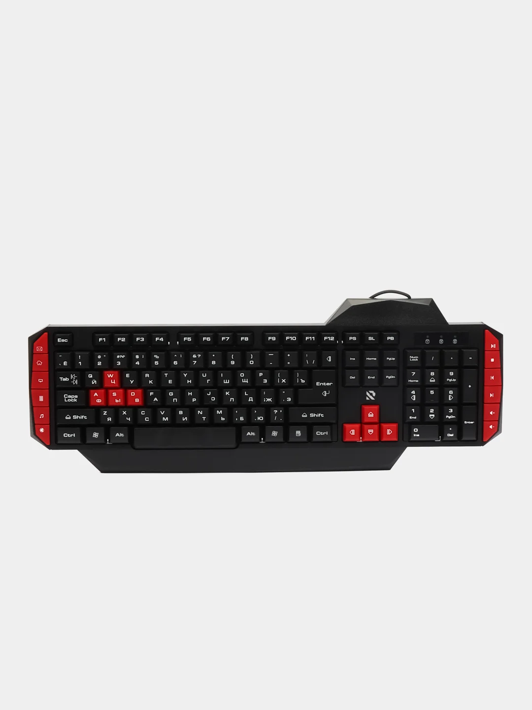 Черный клавиатура проводная игровая Smartbuy RUSH Raven 200, USB