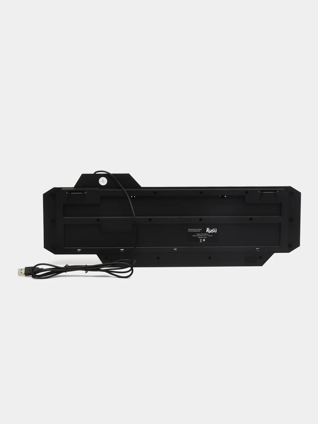Черный клавиатура проводная игровая Smartbuy RUSH Raven 200, USB
