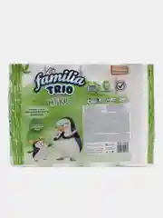 Туалетная бумага, трехслойная, Familia Trio Natural, 3 слоя, 12 рулонов