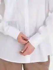 Белый рубашка женская