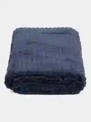Синий плед "Кубик" 200*220