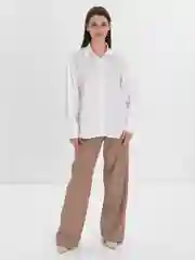 Молочный рубашка женская