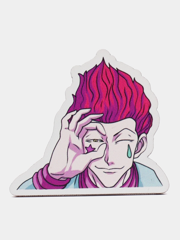 Значок деревянный по аниме "Хантер х Хантер / Hunter x Hunter"