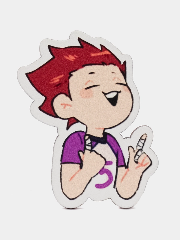 Значок деревянный по аниме "Волейбол. Haikyuu!!"