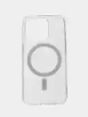 Чехол MagSafe для iPhone (Айфон) 15 Pro прозрачный