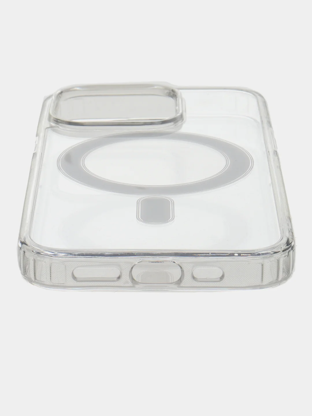 Чехол MagSafe для iPhone (Айфон) 15 Pro прозрачный