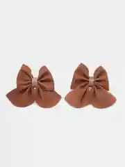 Коричневый бантики из фоамирана