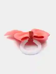 Кораллово-розовый бантики из фоамирана
