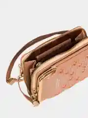 Бежевый женская сумка кошелек