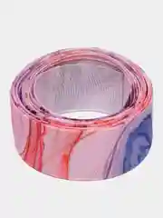 Алый репсовая лента с рисунком 25 мм