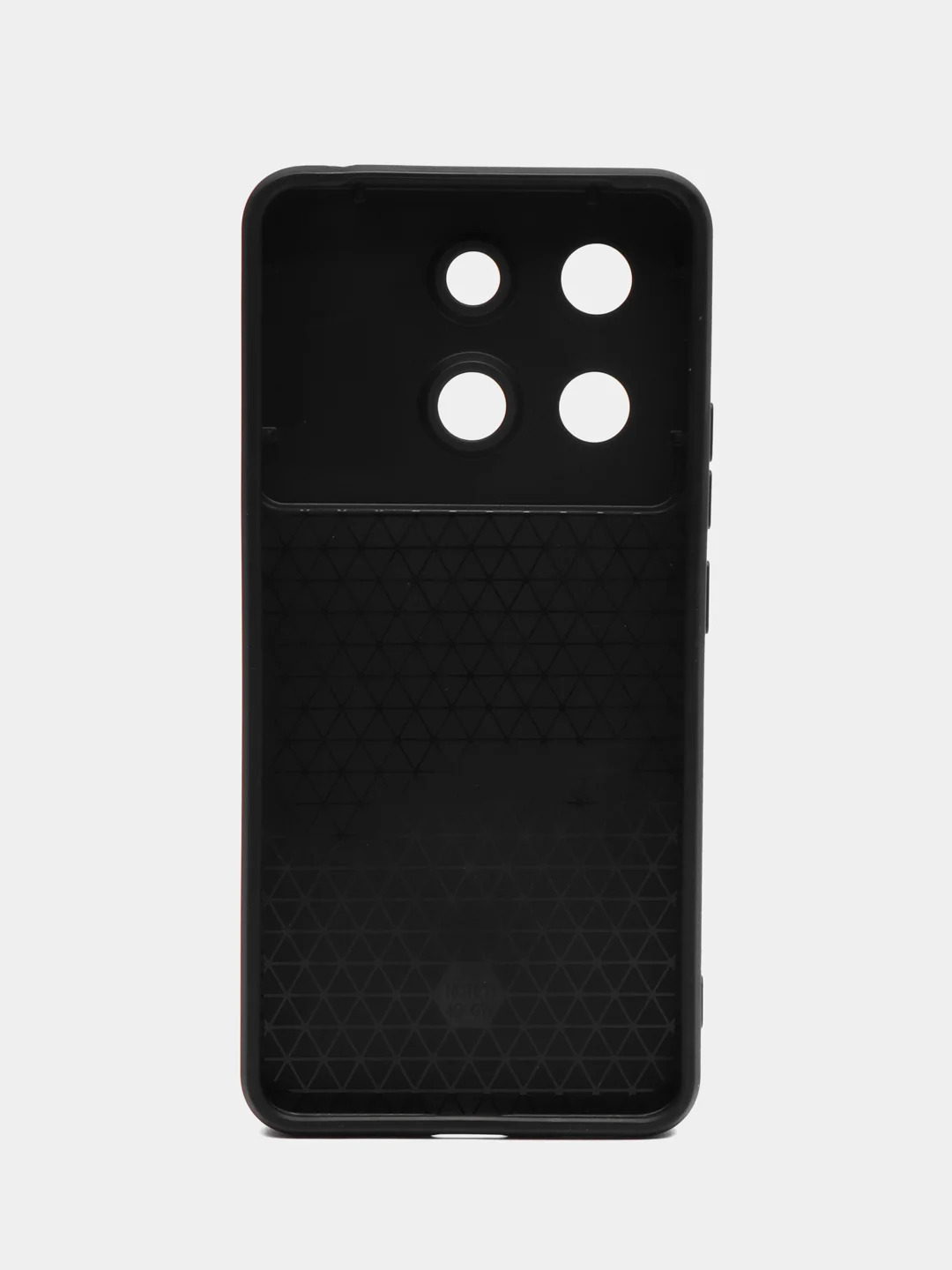 Черный чехол Xiaomi Redmi Note 13 / Нот 13 противоударный, с металлической подставкой кольцом
