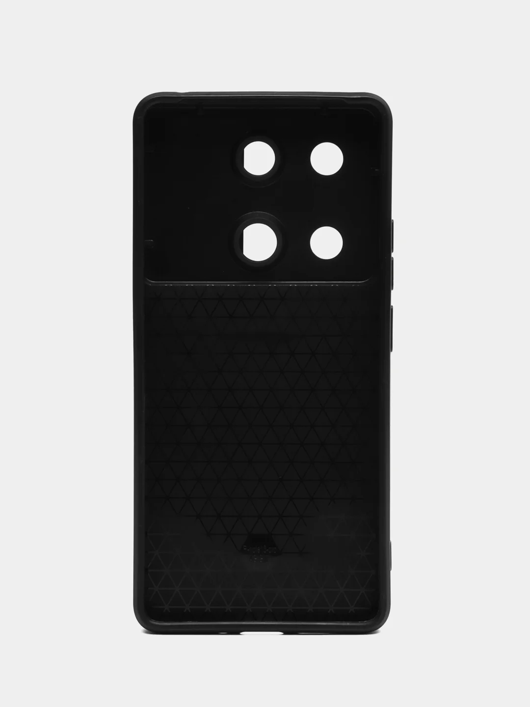 Черный чехол Xiaomi Redmi Note 13 Pro противоударный, с металлической подставкой кольцом