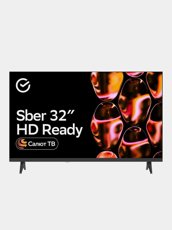 Телевизор Sber SDX-32H2124, 32"(81 см), HD Smart TV