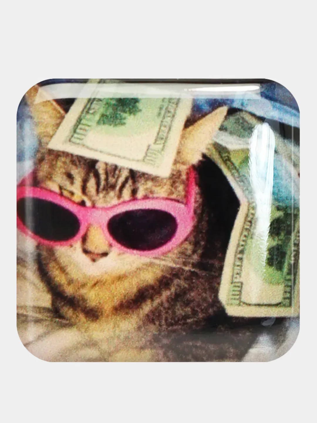 Кораллово-розовый 3d наклейки стикеры на телефон (котики, мемы, аниме)