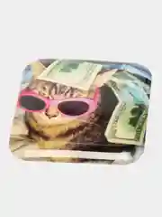Кораллово-розовый 3d наклейки стикеры на телефон (котики, мемы, аниме)