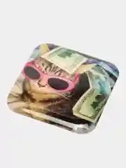 Кораллово-розовый 3d наклейки стикеры на телефон (котики, мемы, аниме)