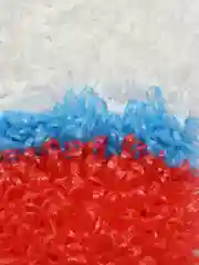 Разноцветный мочалка массажная двусторонняя вязаная ручной работы