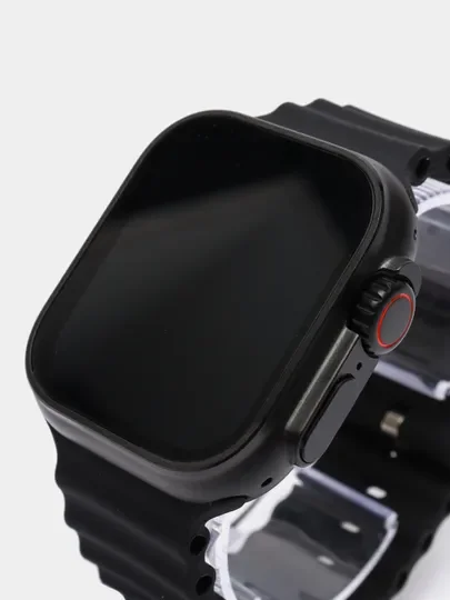 Черный умные смарт часы Smart Watch A8 Ultra+, фитнес браслет