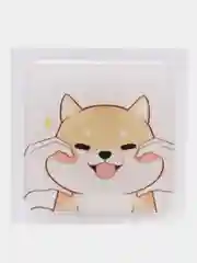 Пудровый 3d наклейки стикеры на телефон (котики, мемы, аниме)