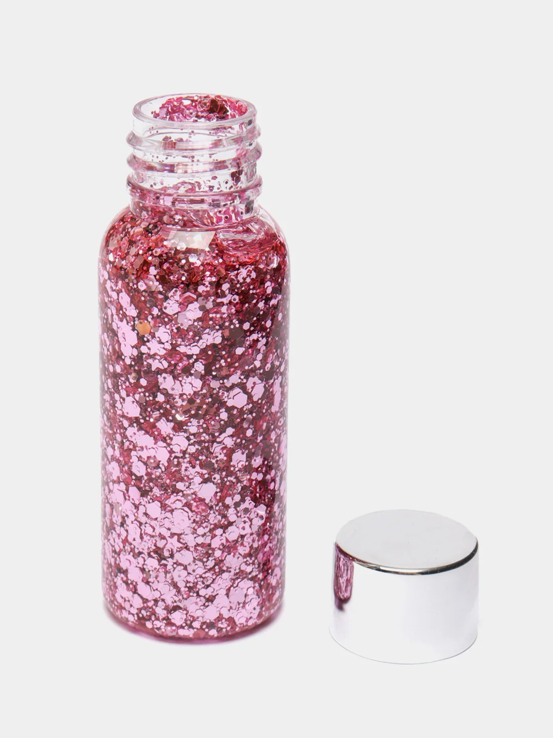 Розовый глиттер - гель для лица, тела и волос, блестки Handaiyan Glitter 9 цветов