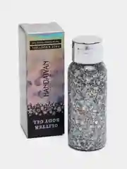 Серебряный глиттер - гель для лица, тела и волос, блестки Handaiyan Glitter 9 цветов
