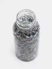 Серебряный глиттер - гель для лица, тела и волос, блестки Handaiyan Glitter 9 цветов