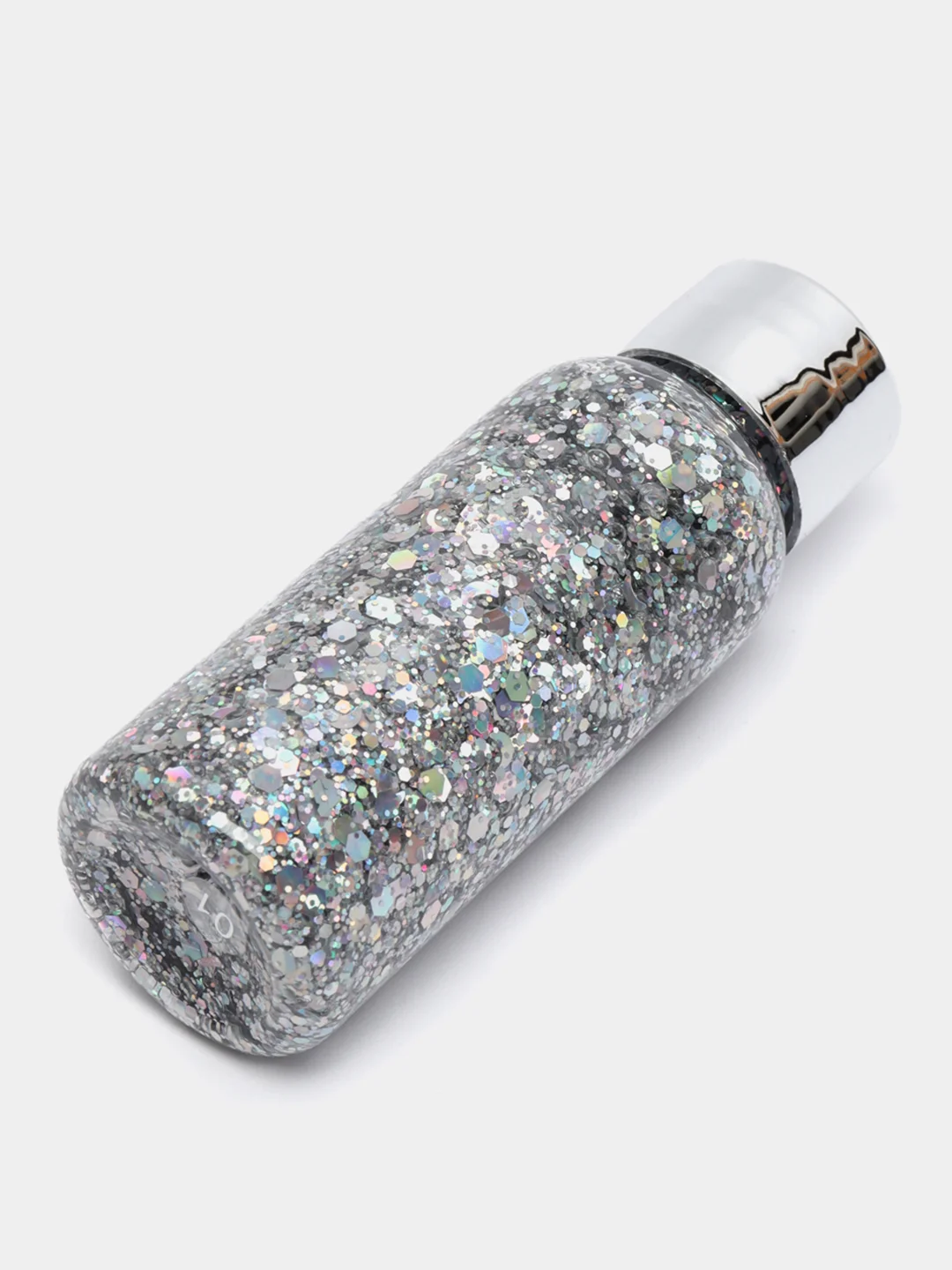 Серебряный глиттер - гель для лица, тела и волос, блестки Handaiyan Glitter 9 цветов