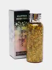 Золотой глиттер - гель для лица, тела и волос, блестки Handaiyan Glitter 9 цветов