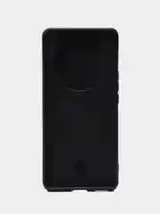 Черный чехол Honor X9B / Хонор Х9Б противоударный, с металлической подставкой кольцом