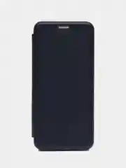 Темно-синий чехол-книжка для Redmi Note 12S (Редми Нот 12С)