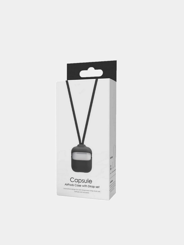 Чехол для Airpods 1/2 , Airpods Pro  Capsule case with strap set