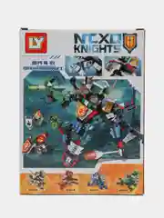 Белый конструктор "Рыцари", фигурка в комплекте, совместимо с лего (LEGO)
