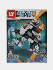 Белый конструктор "Рыцари", фигурка в комплекте, совместимо с лего (LEGO)