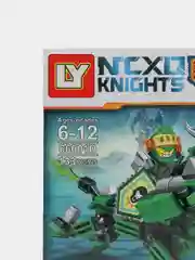 Зеленый конструктор "Рыцари", фигурка в комплекте, совместимо с лего (LEGO)