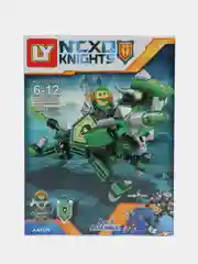 Зеленый конструктор "Рыцари", фигурка в комплекте, совместимо с лего (LEGO)