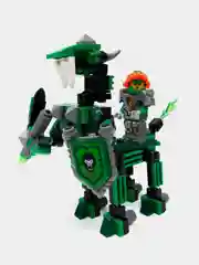 Зеленый конструктор "Рыцари", фигурка в комплекте, совместимо с лего (LEGO)