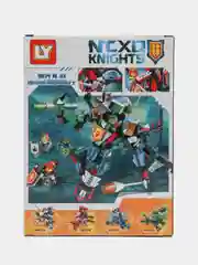 Красный конструктор "Рыцари", фигурка в комплекте, совместимо с лего (LEGO)