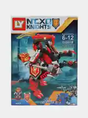 Красный конструктор "Рыцари", фигурка в комплекте, совместимо с лего (LEGO)