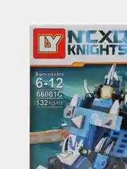 Синий конструктор "Рыцари", фигурка в комплекте, совместимо с лего (LEGO)