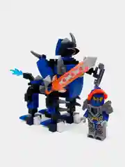 Синий конструктор "Рыцари", фигурка в комплекте, совместимо с лего (LEGO)