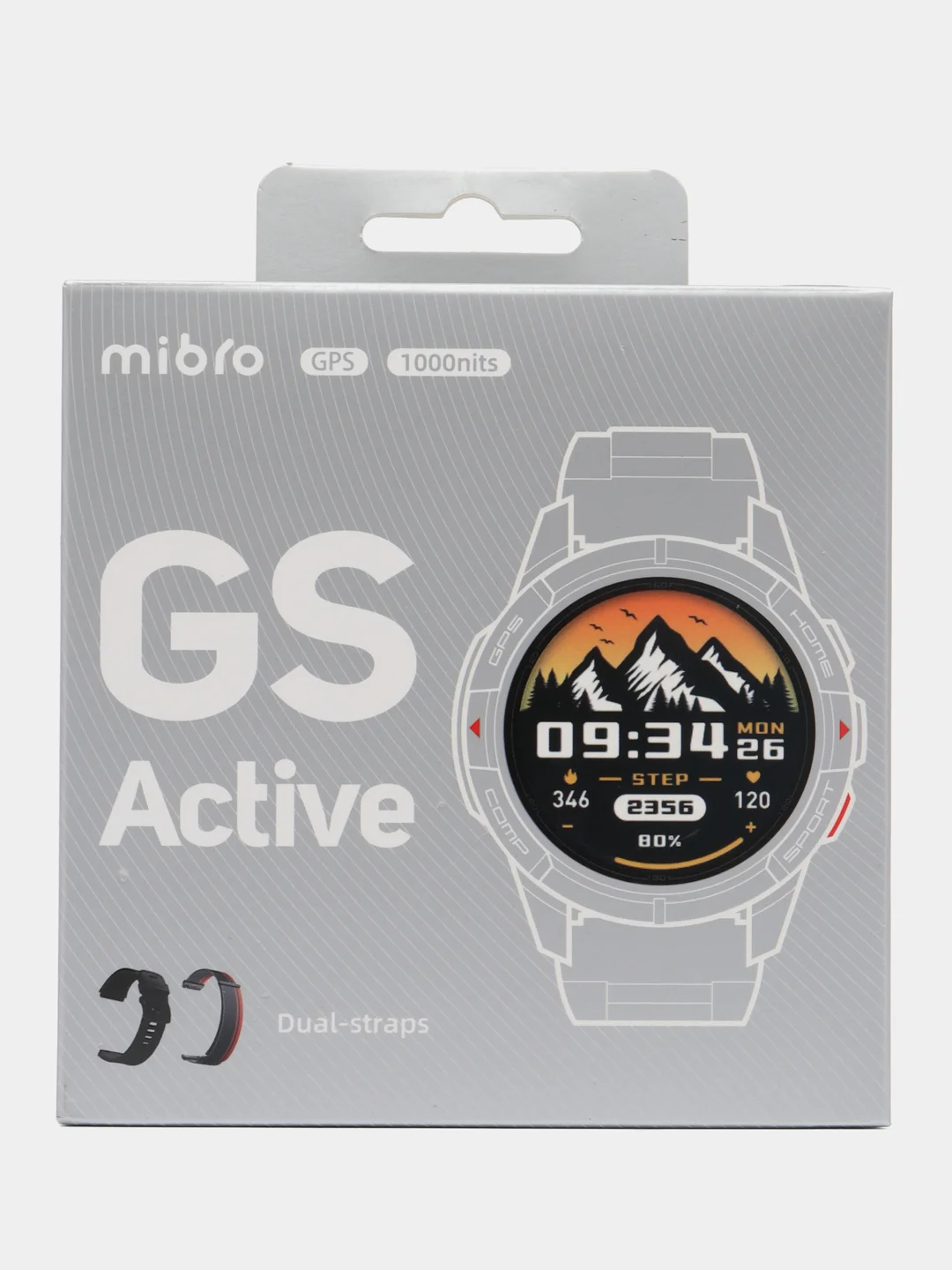 Черный умные часы Xiaomi Mibro Watch GS Active, XPAW016 EU