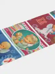 Красный термонаклейки для яиц "Светлой Пасхи!", на 7 яиц